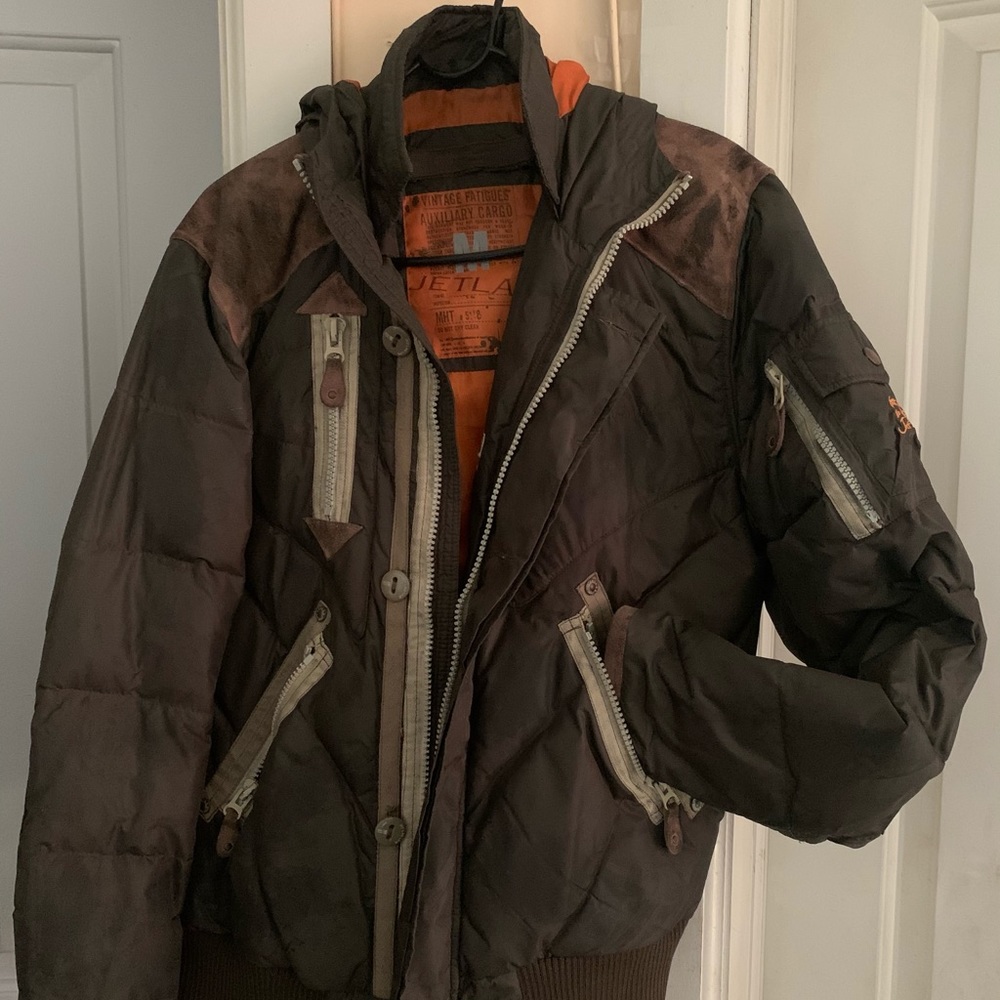 Vintage Jet Lag Puffer Jacket (M)